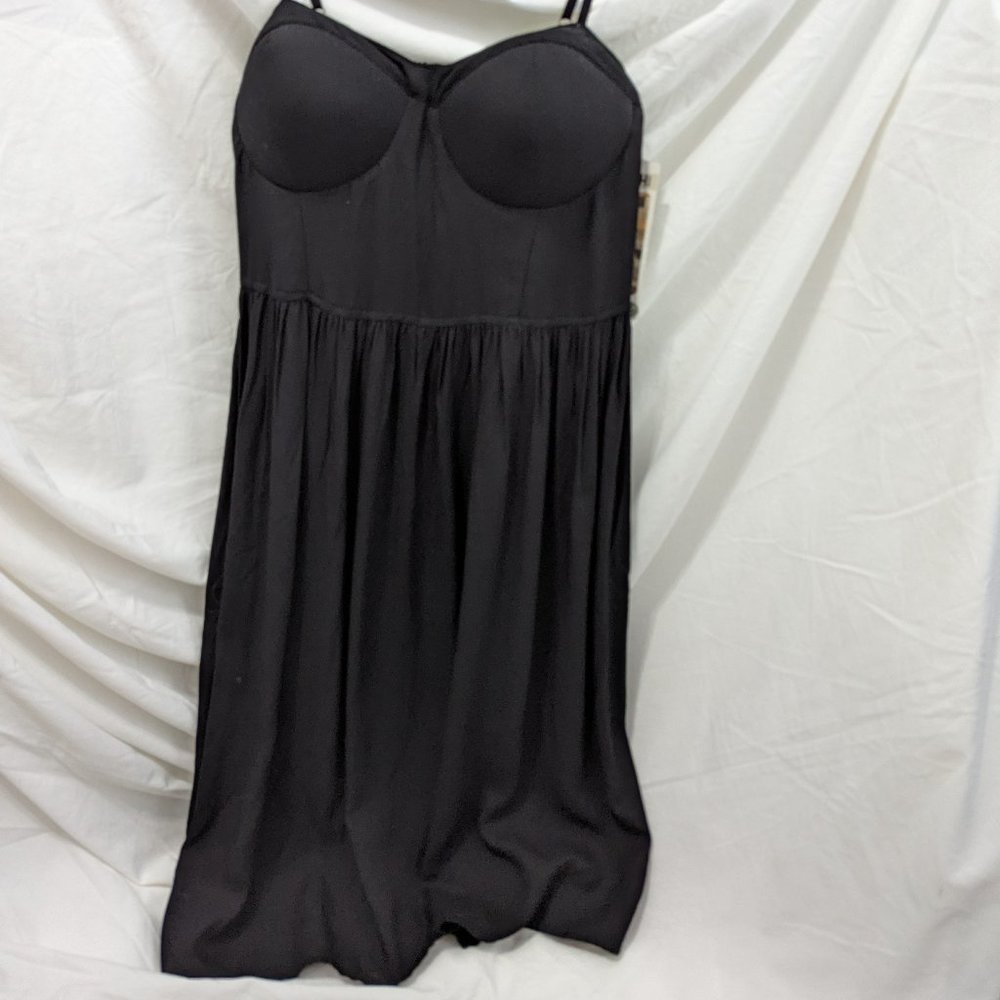 Rewash Black Molded Cup Dress NWT